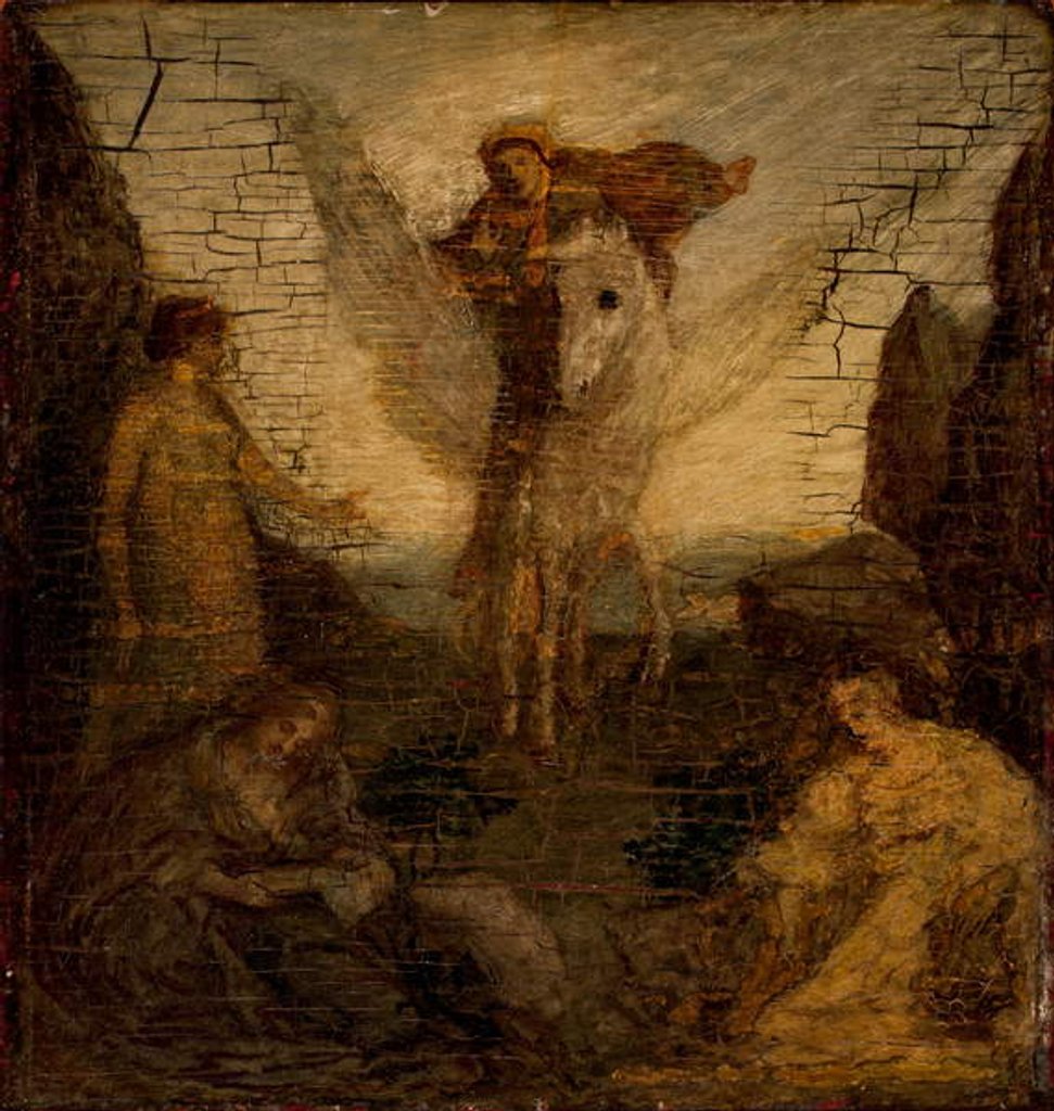 Detail of Pegasus by Albert Pinkham Ryder