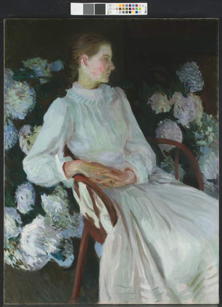 Detail of Portrait of Katharine Chase Shapleigh by John Singer Sargent