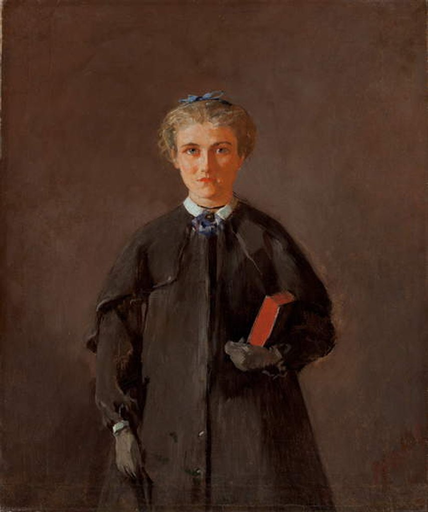 Detail of The School Mistress by Winslow Homer