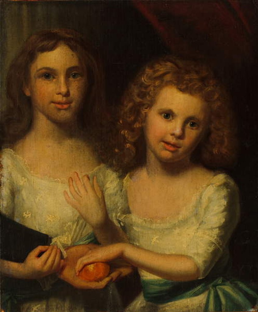 Detail of Abigail and Lucretia Callahan by Ralph Earl