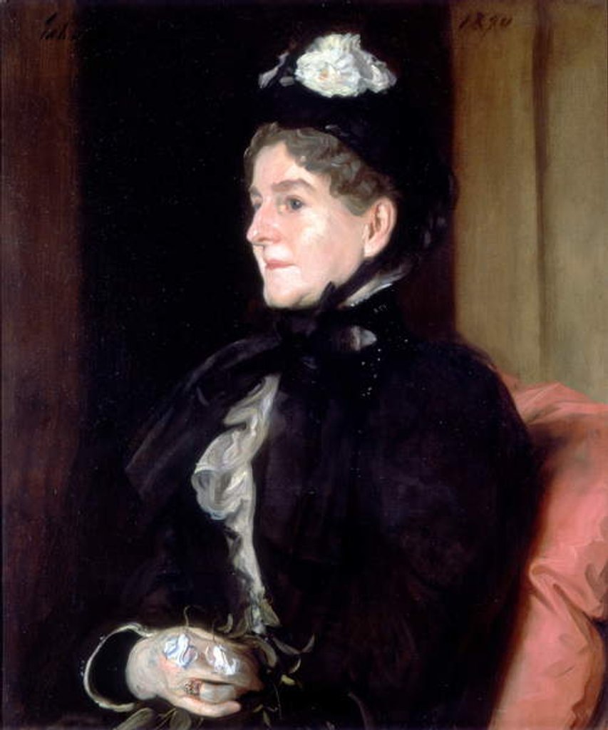 Detail of Mrs Alexander H. Bullock, 1890 by John Singer Sargent