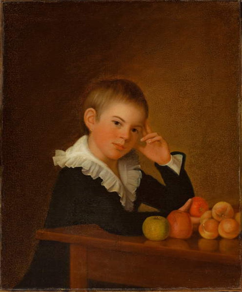 Detail of Portrait of Edward Savage Jr. by Edward Savage