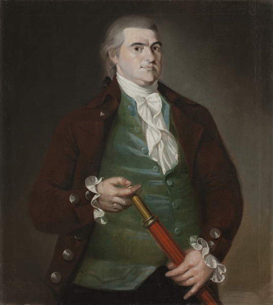 Detail of Capt. Offin Boardman, 1787 by Christian Gullager