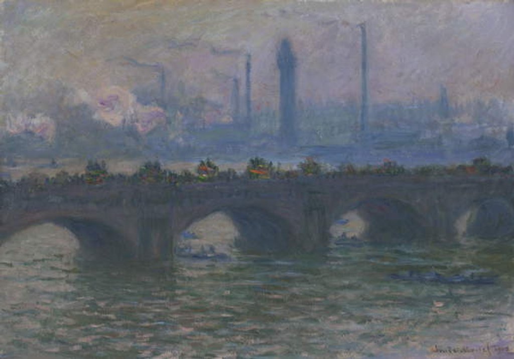 Detail of Waterloo Bridge, 1903 by Claude Monet