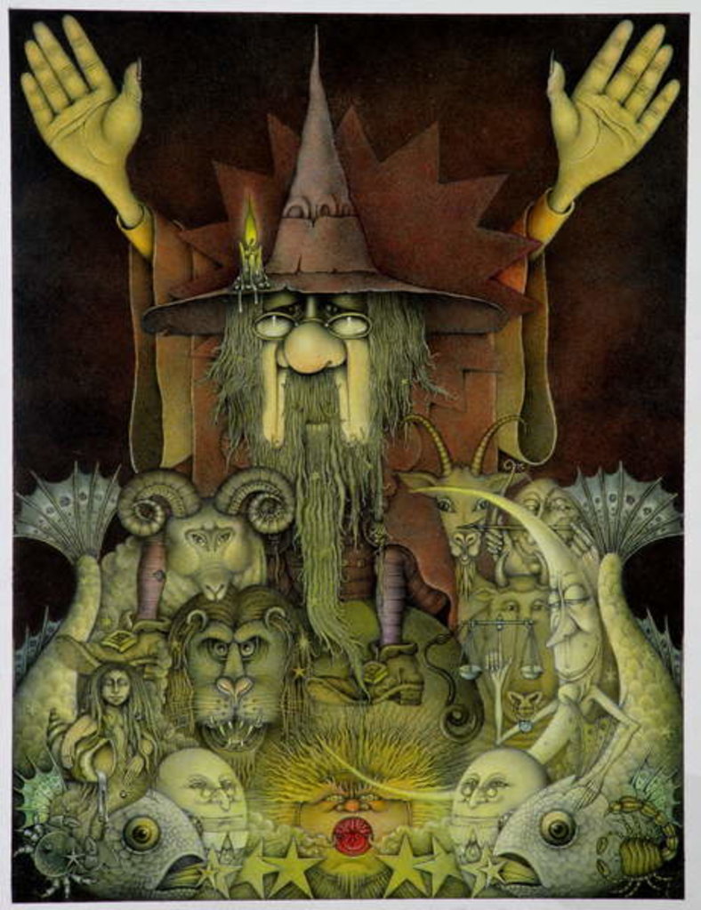 Detail of Zodiac Magician by Wayne Anderson