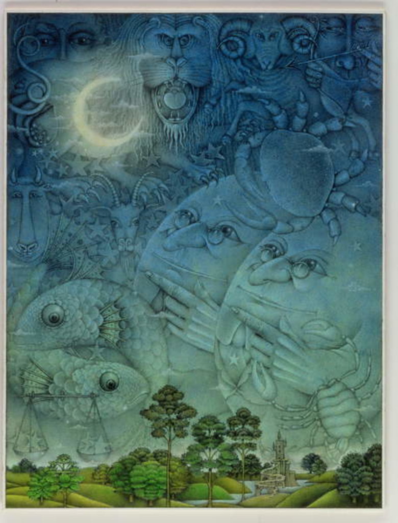 Detail of Zodiac Sky by Wayne Anderson