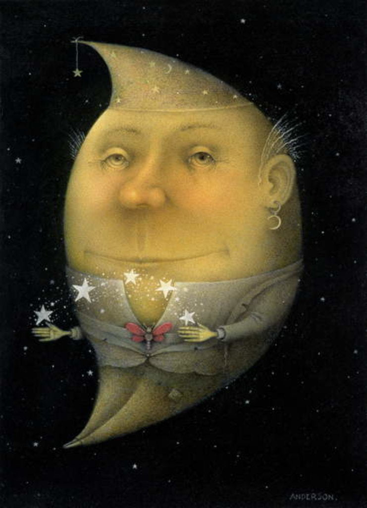 Detail of Juggling Crescent Moon by Wayne Anderson