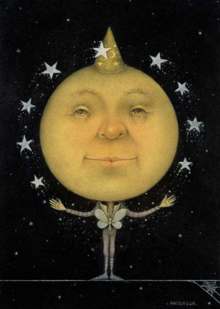 Detail of Juggling Full Moon by Wayne Anderson