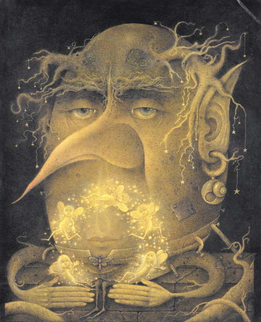 Detail of Fairy Juggler by Wayne Anderson