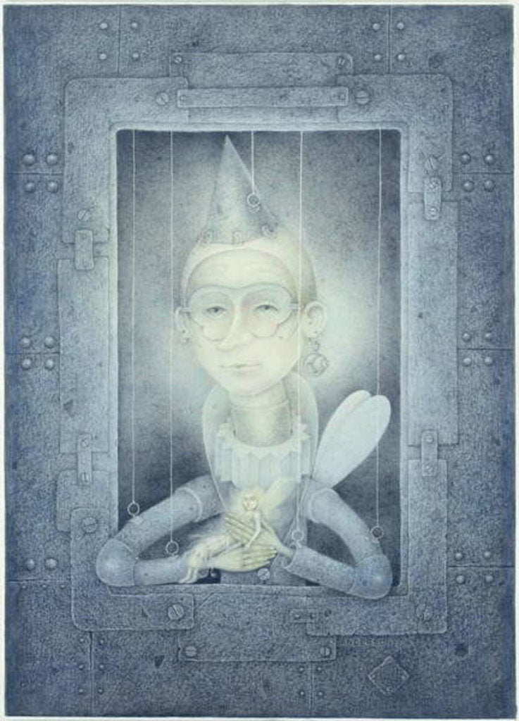 Detail of The Fairy Catcher, 2005 by Wayne Anderson