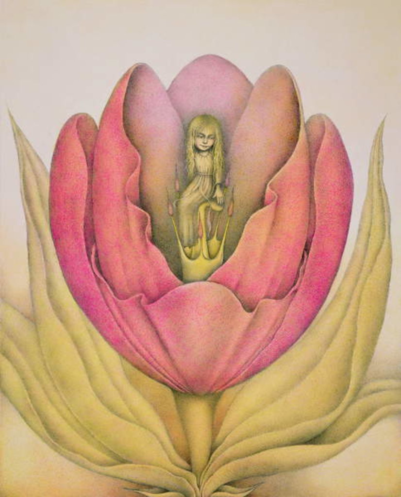 Detail of The Tulip Burst Open With a Pop, 1991 by Wayne Anderson