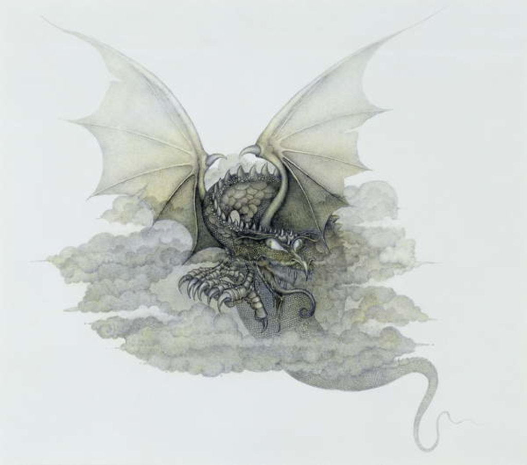 Detail of A Dragon that is Cloudlike, 1979 by Wayne Anderson