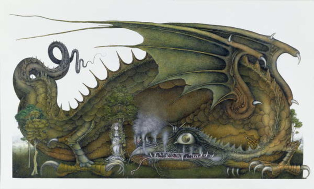 Detail of Virgin Sacrifice, 1979 by Wayne Anderson