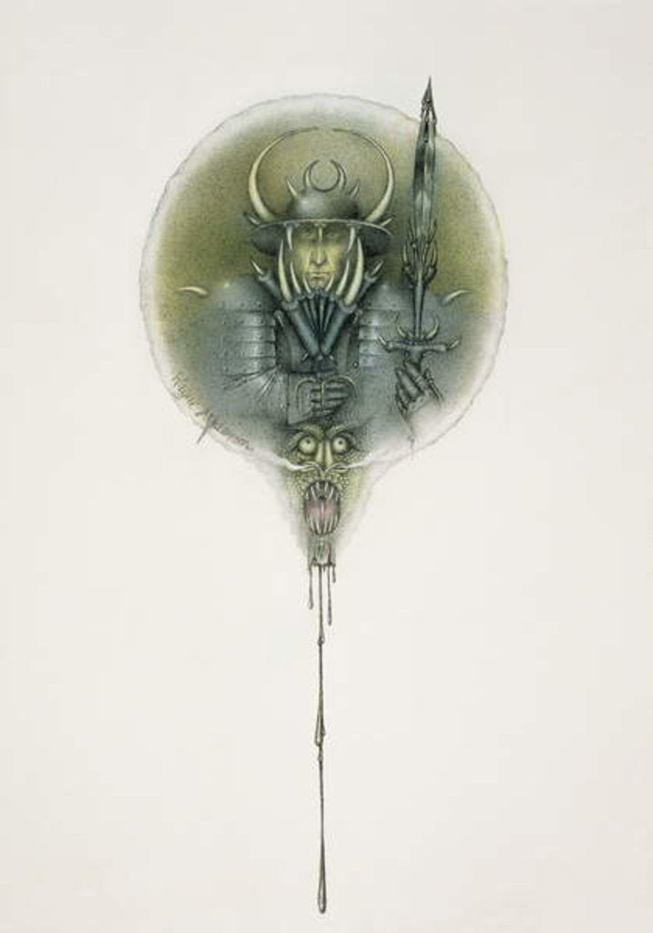 Detail of The Hero with the Sword, 1979 by Wayne Anderson