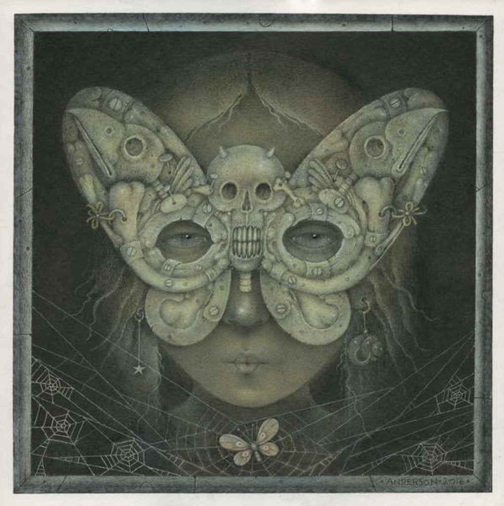 Detail of The Dark Web, 2016 by Wayne Anderson