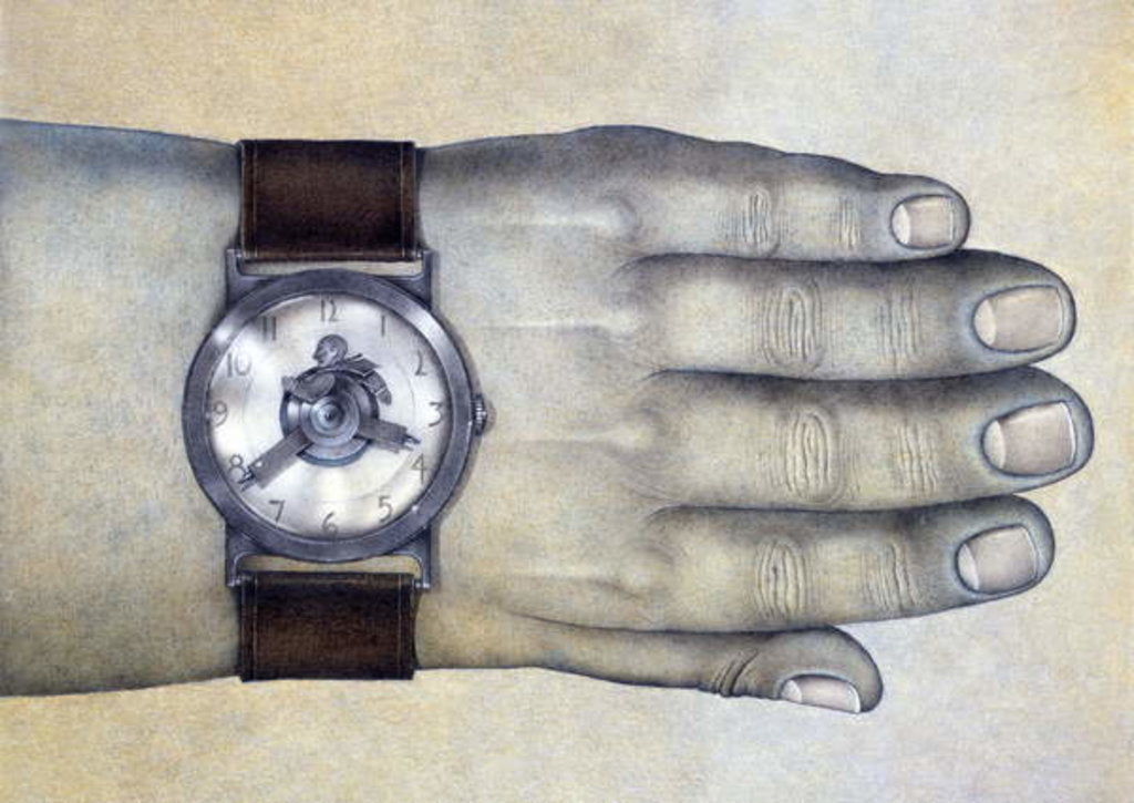 Detail of Punctuality, 1977 by Wayne Anderson
