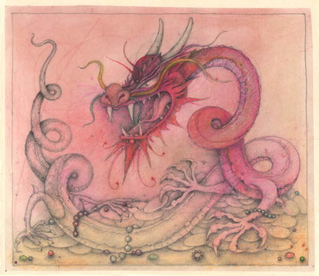 Detail of Wicked Dragon, 2000 by Wayne Anderson