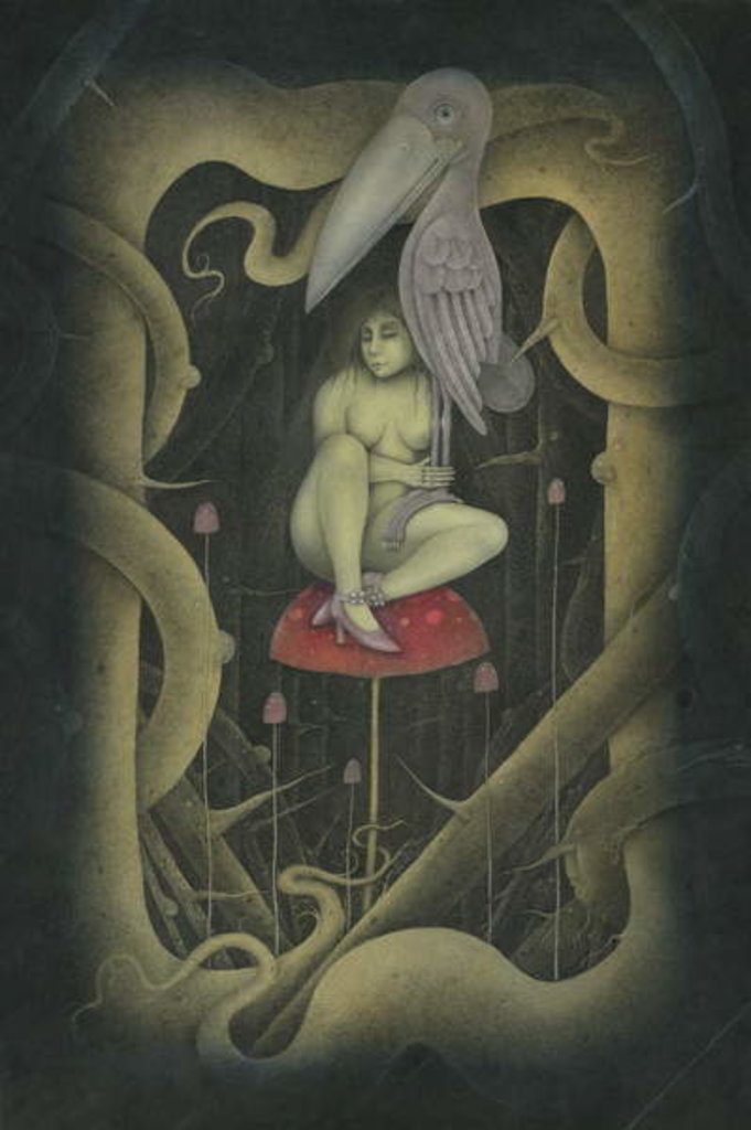 Detail of A BIRD IN THE HAND, 2007 by Wayne Anderson