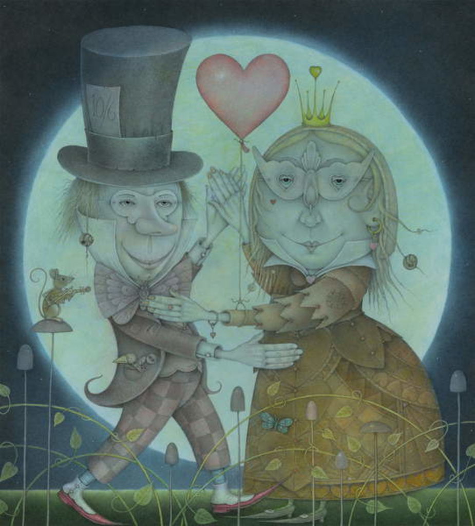 Detail of By the Light of the Silvery Moon, 2010 by Wayne Anderson