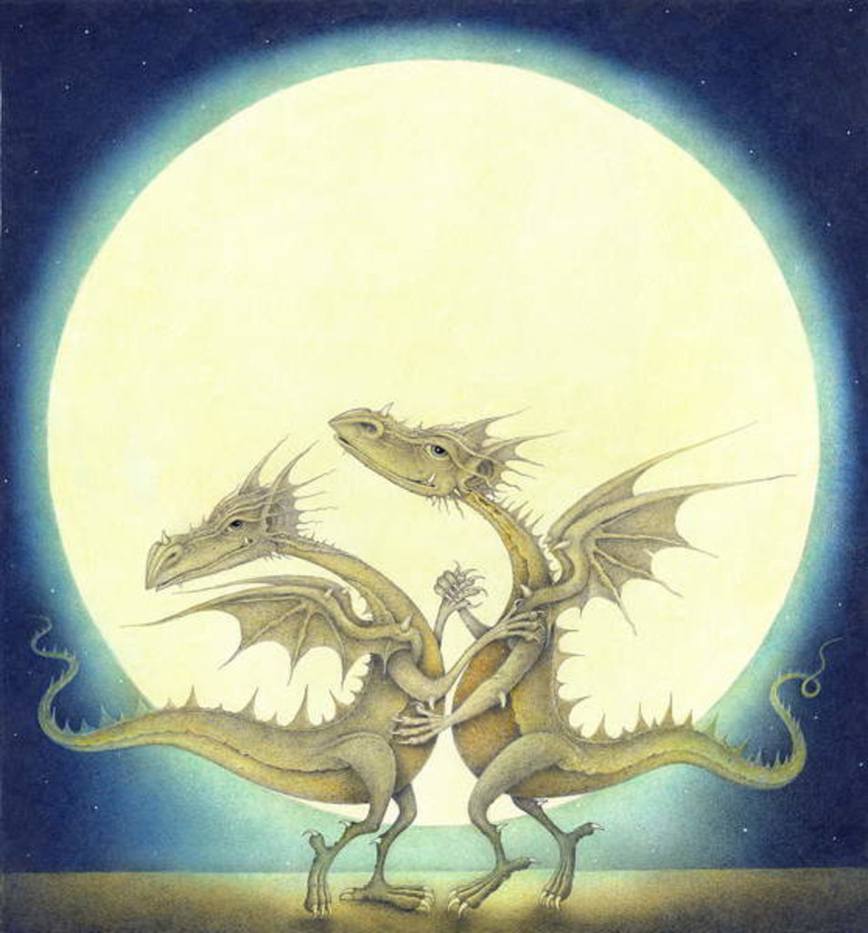 Detail of Dancing Dragons, 2009 by Wayne Anderson