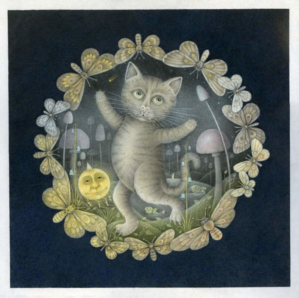 Detail of Tom Moggy and the Moon by Wayne Anderson