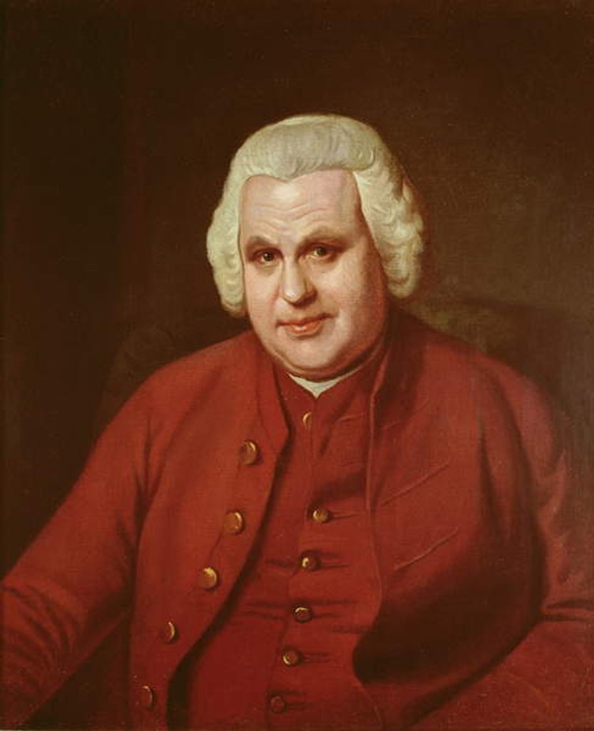 Detail of Portrait of Thomas Mudge of the Worshipful Company of Clockmakers by Nathaniel Dance