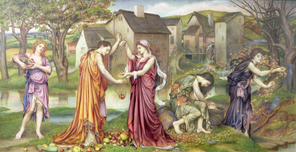 Detail of The Cadence of Autumn, 1905 by Evelyn De Morgan