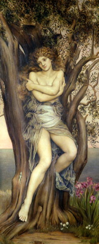Detail of The Dryad, 1884-85 by Evelyn De Morgan
