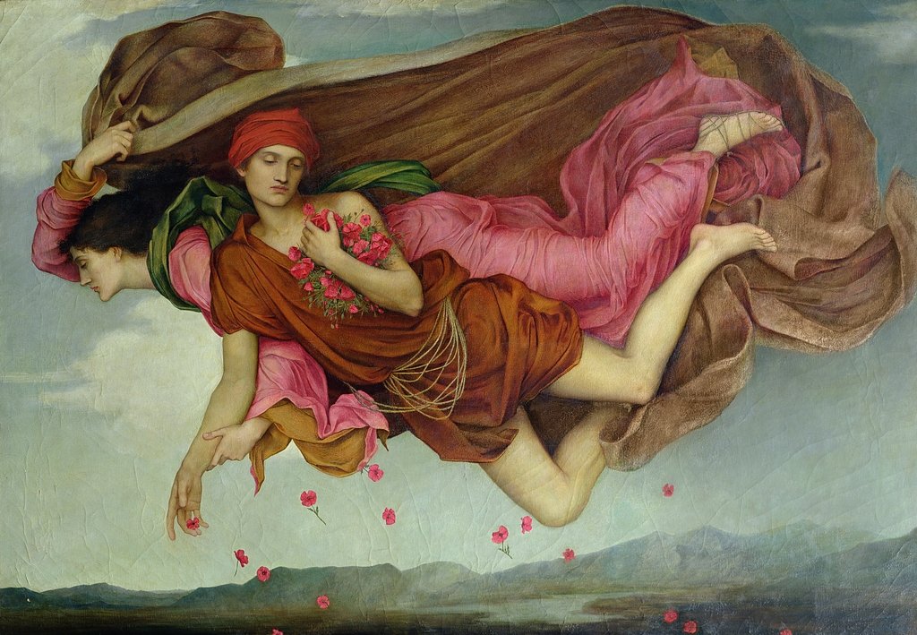 Detail of Night and Sleep, 1878 by Evelyn De Morgan