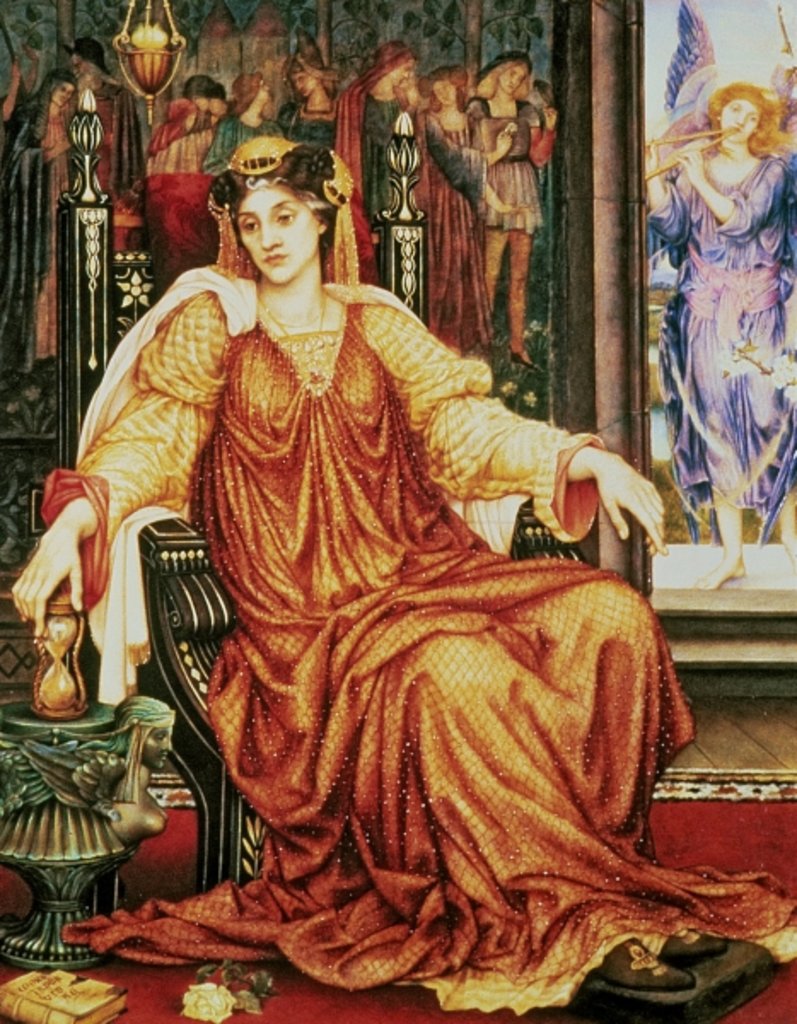 Detail of The Hour Glass, 1904 by Evelyn De Morgan
