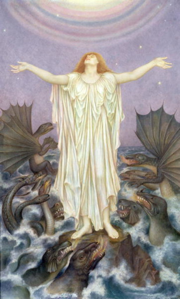 Detail of S.O.S. by Evelyn De Morgan