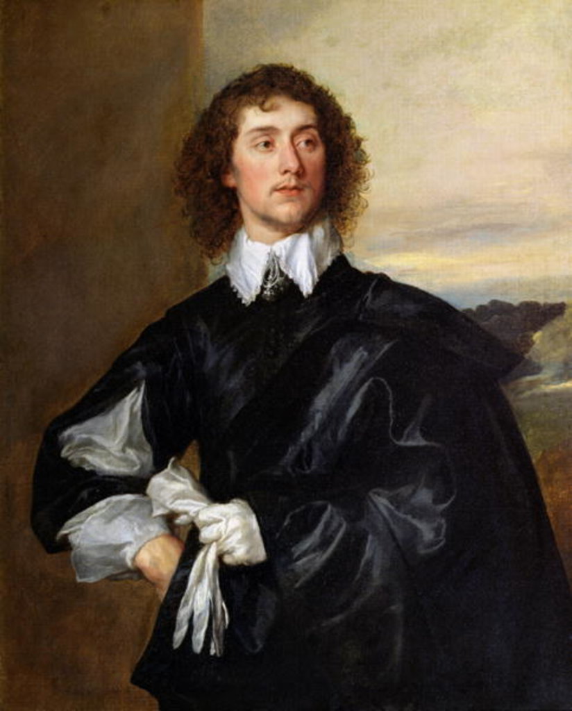 Detail of Sir Thomas Hanmer c.1638 by Anthony van Dyck