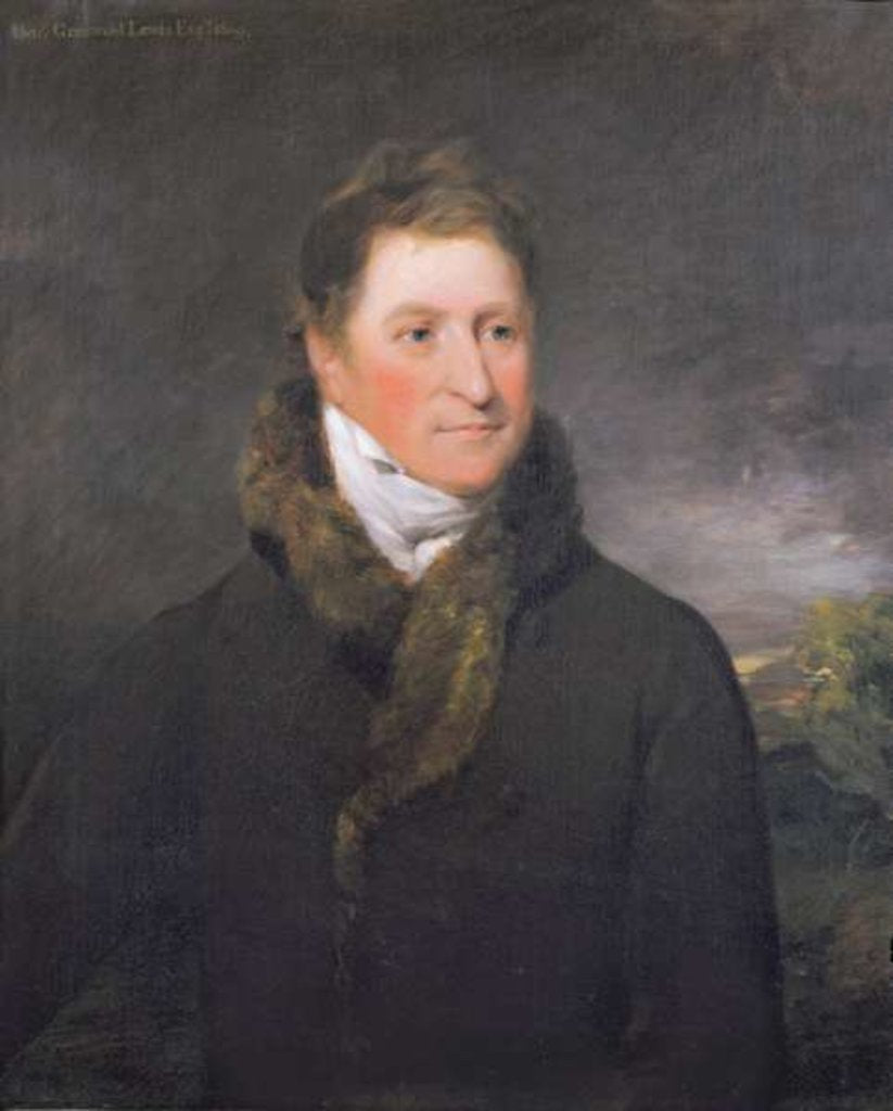 Detail of Portrait of Greswold Lewis of Malvern Hall, Warwickshire by John Constable