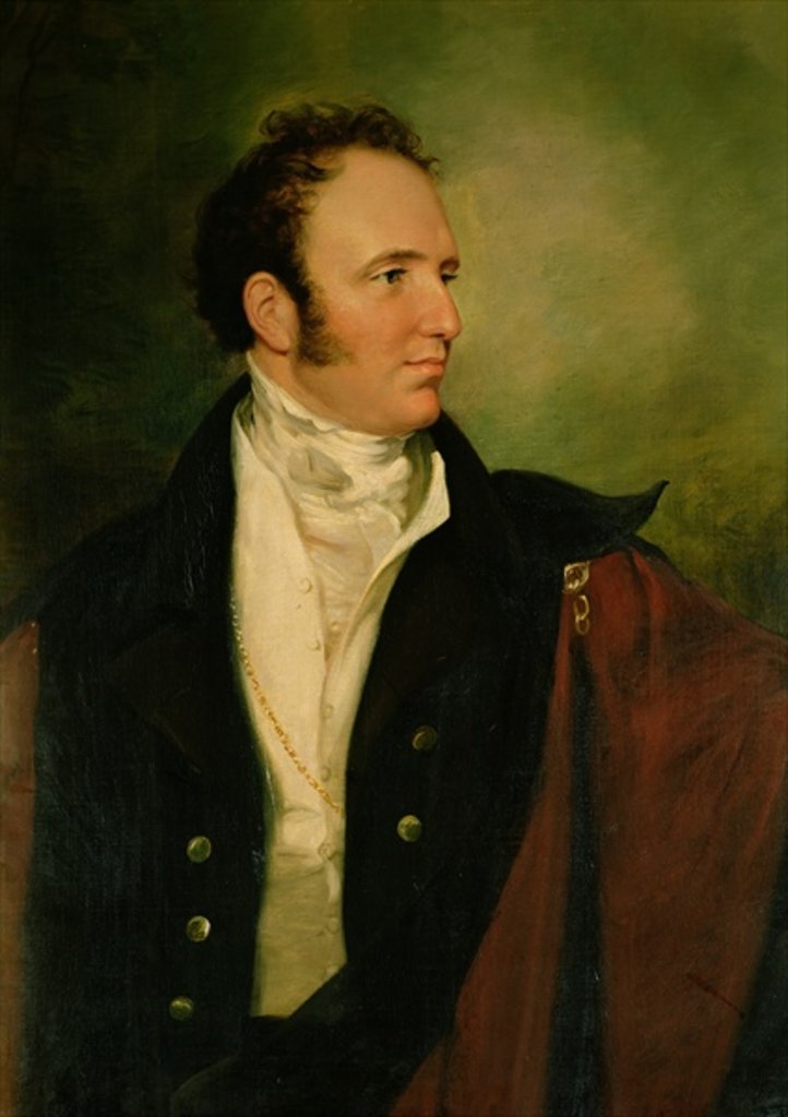 Detail of George, 2nd Earl of Bradford by George Hayter