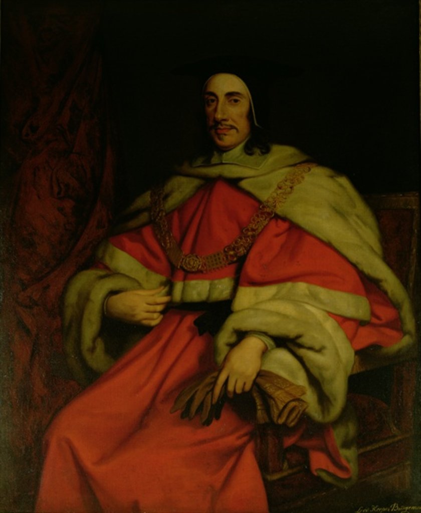 Detail of Sir Orlando Bridgeman 1st Baronet by John Riley