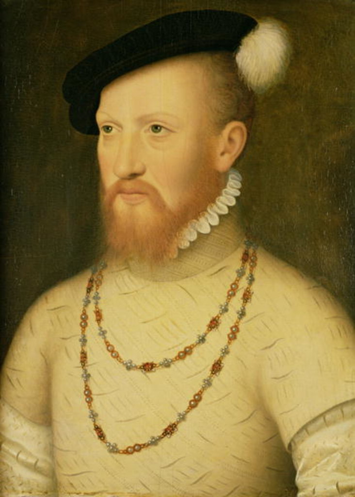 Detail of Sir Edward Seymour c.1540 by Francois Clouet