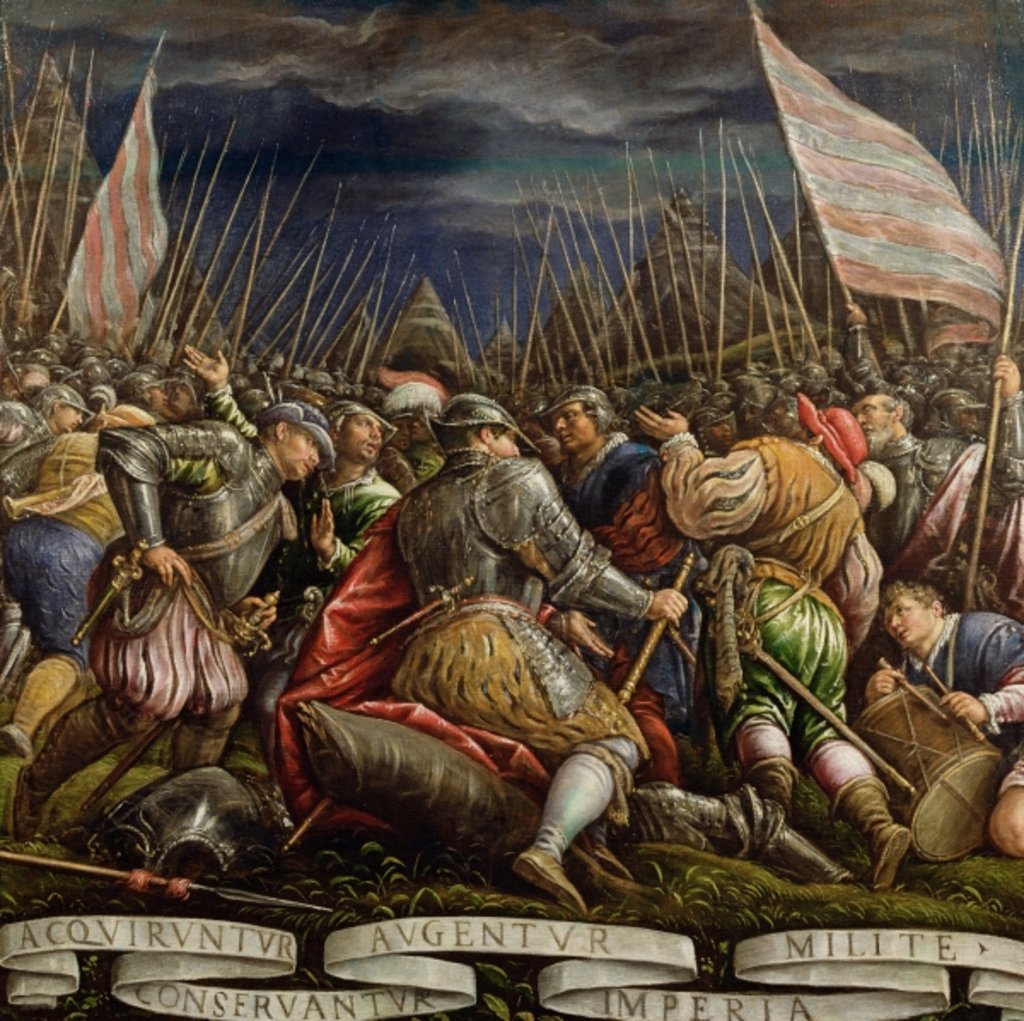 Detail of A Council of War by Leandro da Ponte Bassano