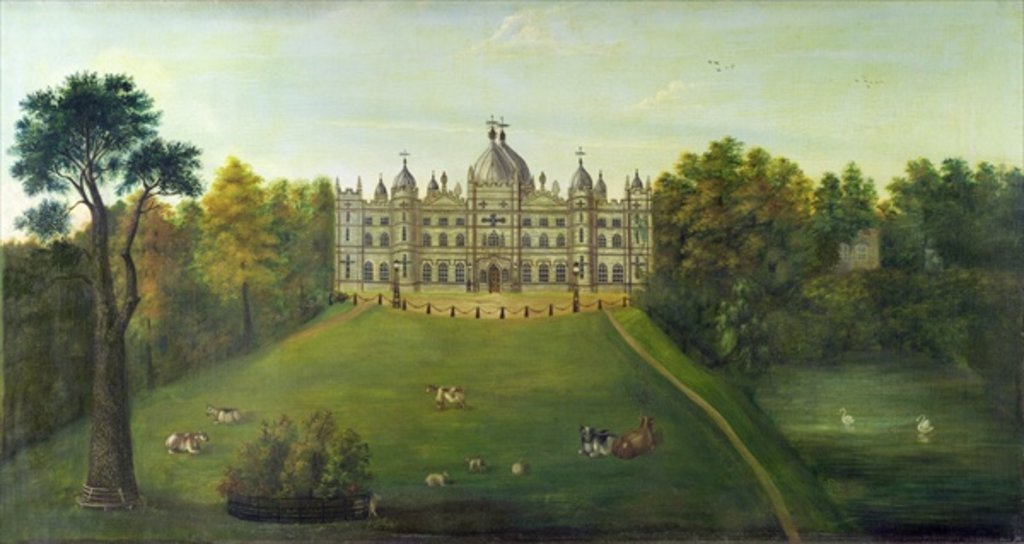 Detail of Tong Castle by English School