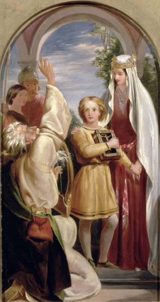 Detail of The Boyhood of Arthur, 1851 by John Callcott Horsley