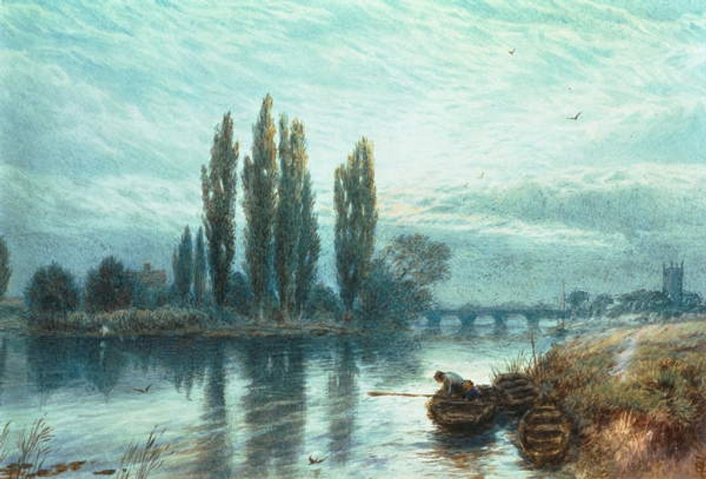 Detail of Evening by Myles Birket Foster