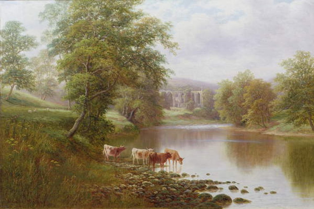 Detail of Bolton Abbey by William Mellor
