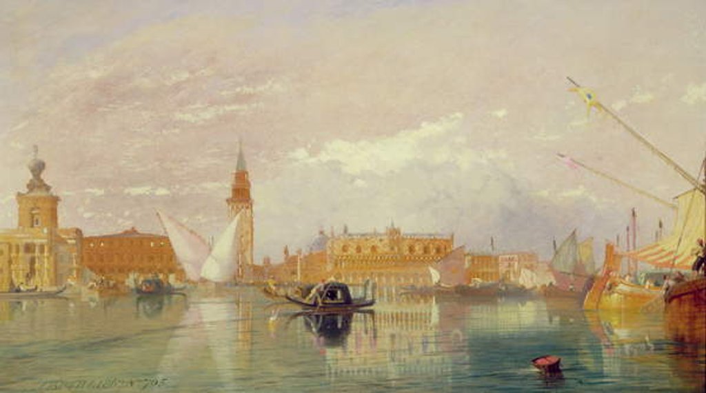 Detail of View of Venice, 1867 by James Baker Pyne