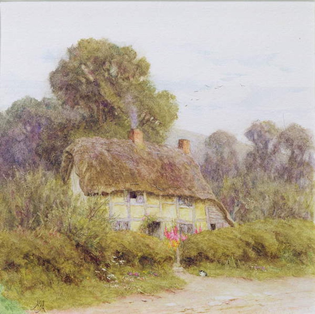Detail of A Country Cottage by Helen Allingham