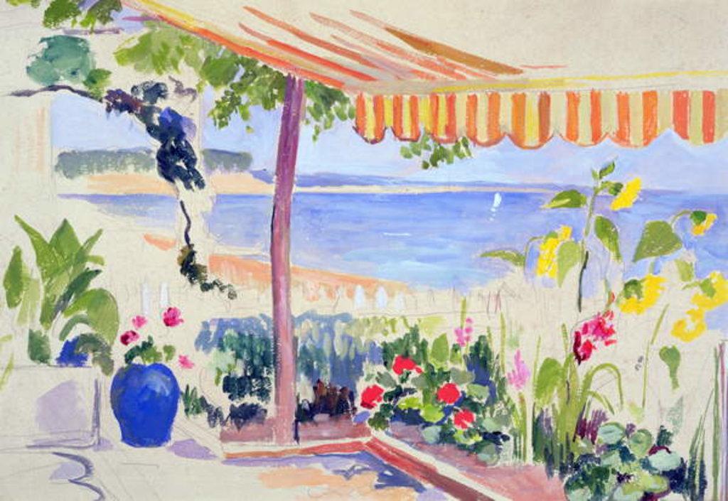 Detail of View of the Basin of Arcachon by Mildred Bendall