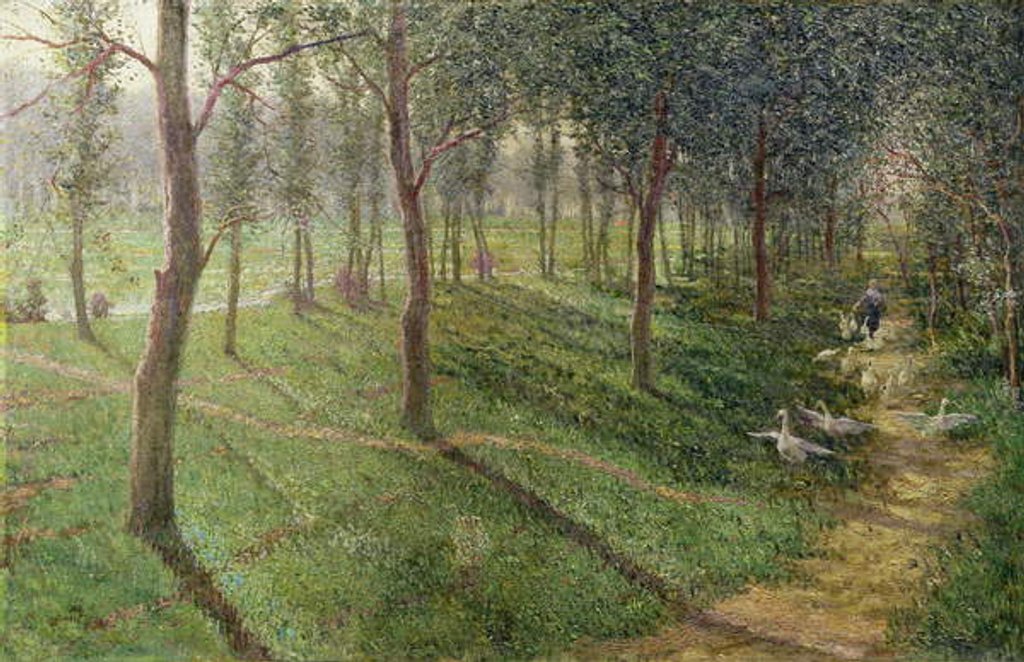 Detail of Returning Home by Servais-Joseph Detilleux