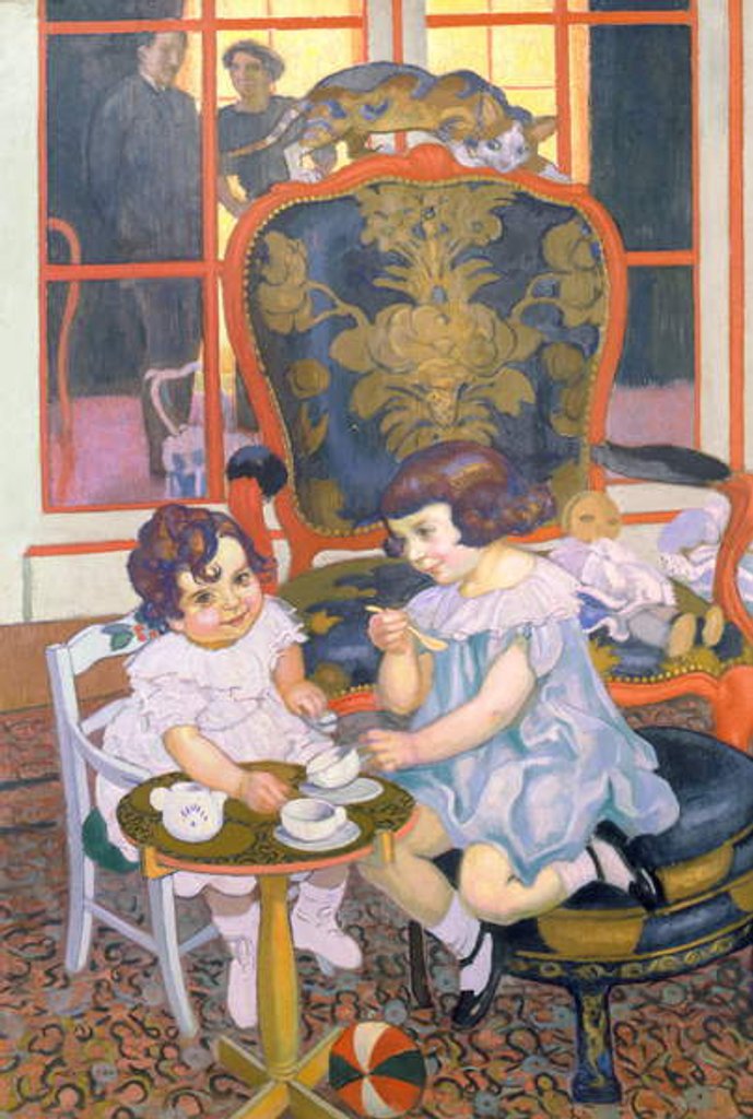 Detail of The Tea Party, 1919 by Maurice Denis