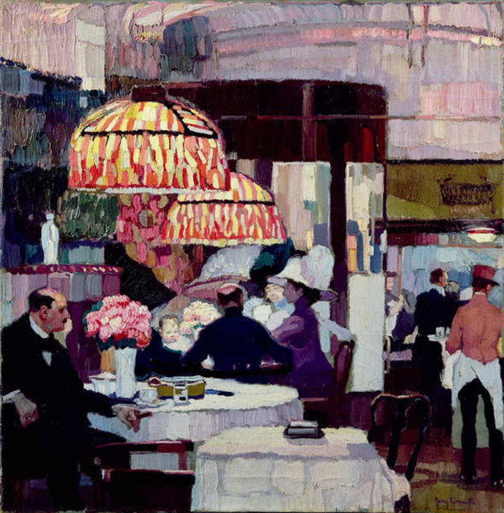 Detail of Cafe Scene by Josse Goossens