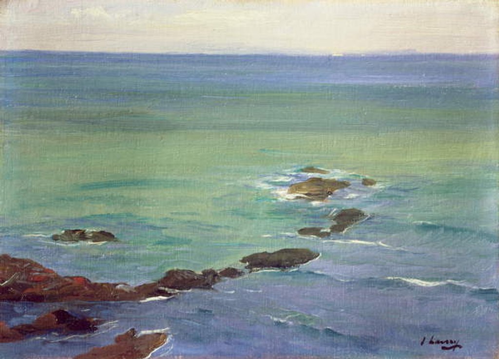 Detail of Coastal Scene by John Lavery