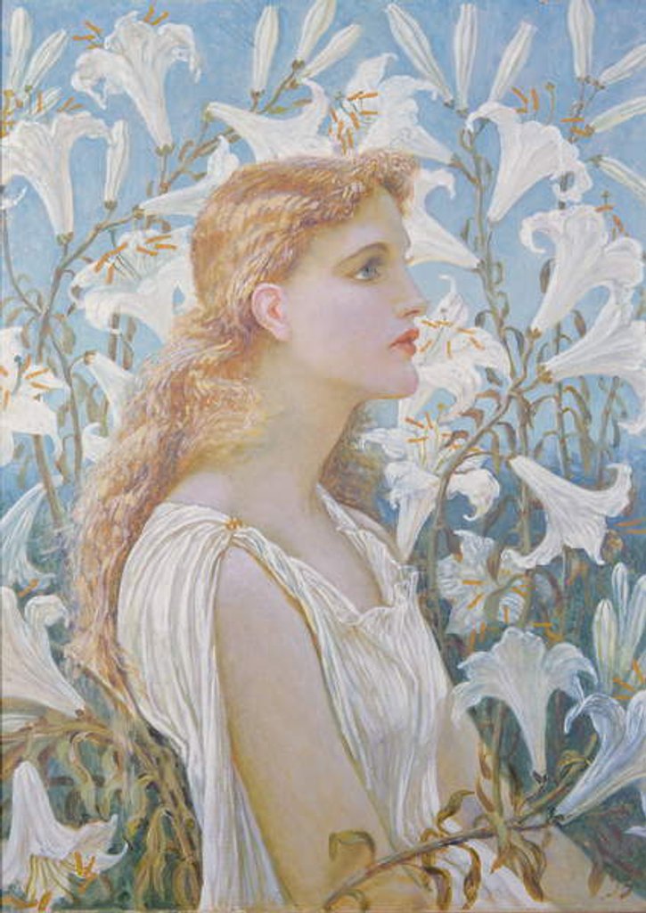 Detail of Lilies, 1893 by Walter Crane