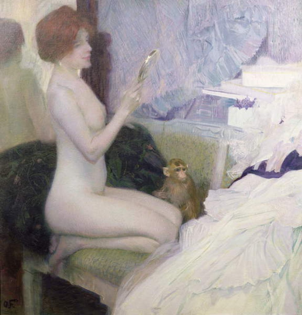 Detail of Vanity, 1904 by Otto Friedrich